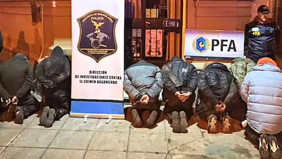 Gang of twelve dismantled in Buenos Aires with Uruguayan tunnel expert