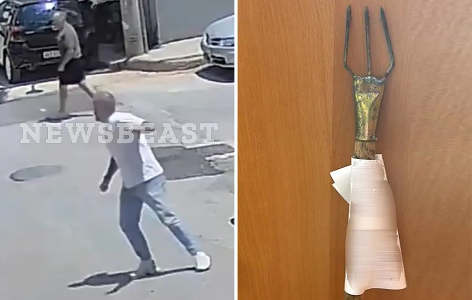 Piraeus: Elderly man attacked two brothers with a trident