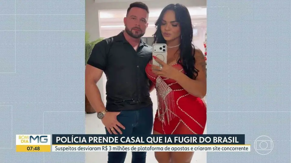 Casal é preso ao tentar fugir do Brasil após desviar R$ 3 milhões de plataforma de apostas