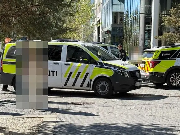 Two arrested in Bjørvika after knife and axe incident