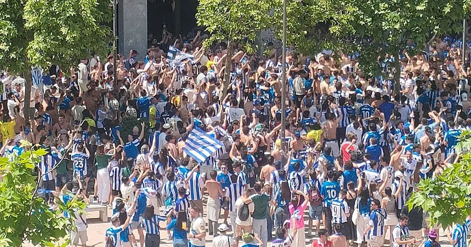 Detenido un seguidor del Dépor por agresión sexual en un bar de Valladolid antes del partido por el ascenso