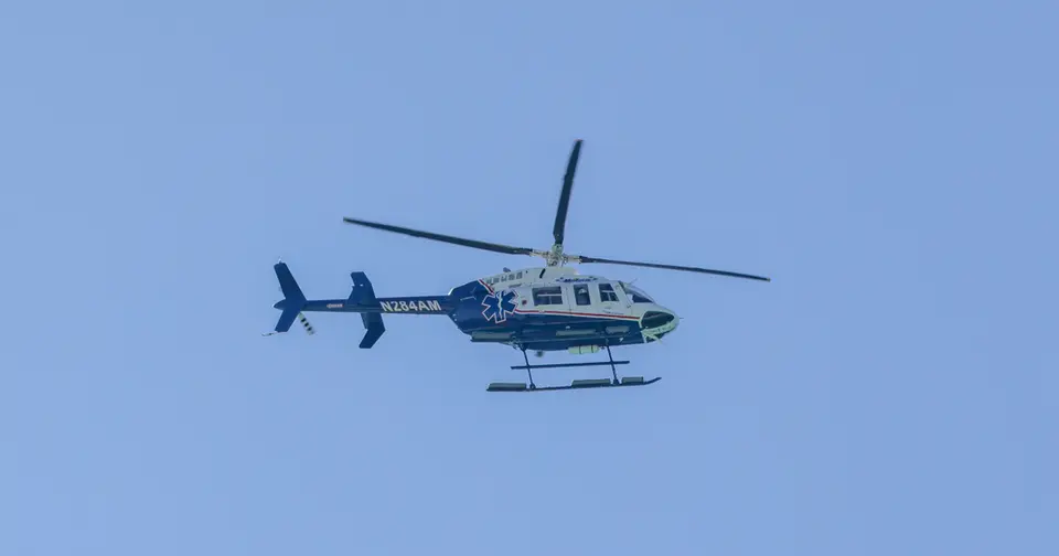 Man crashes car, then tries to steal medical helicopter in Florida