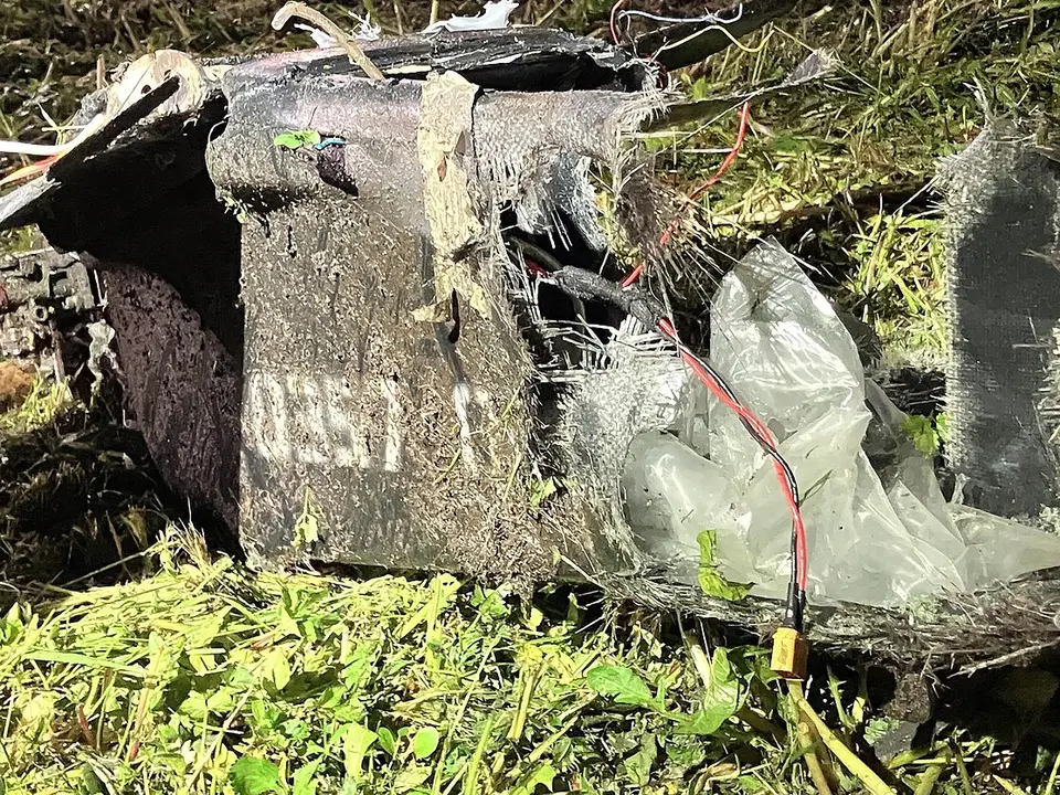 Military drone with five kilogrammes of explosives found in Estonian field