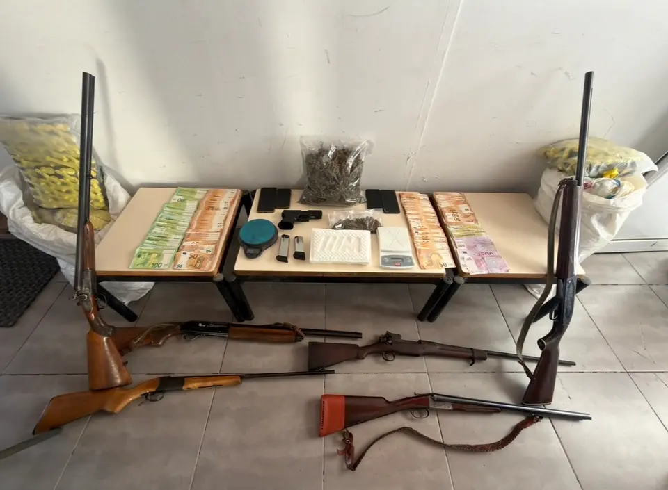 Rethymno: Four arrests for drugs, weapons and livestock theft