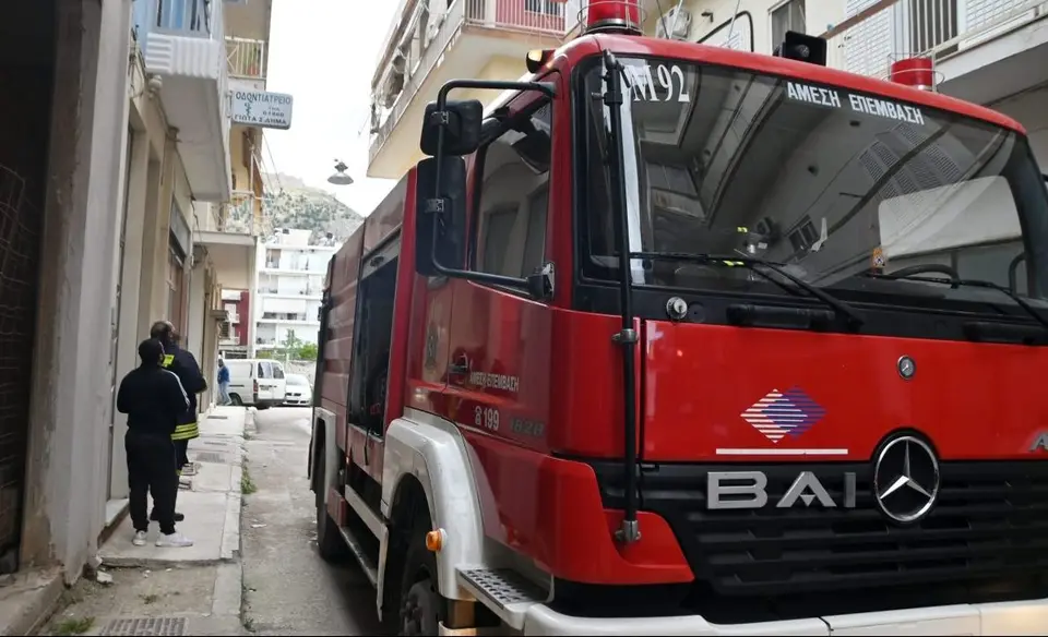 Chania: Young man arrested following apartment fire