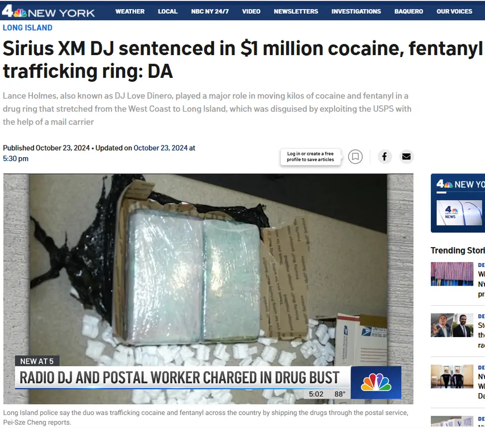 Ex-Radio Host Gets Prison Time for Million-Dollar Narcotics Ring