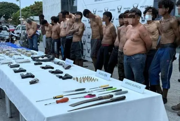 Operativo Apolo 22: 29 detenidos y ocho bandas golpeadas en Guayaquil y Durán