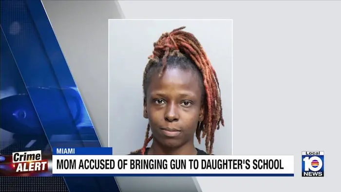 Mother Arrested with Loaded 9mm at Miami High School After Daughter's Fight