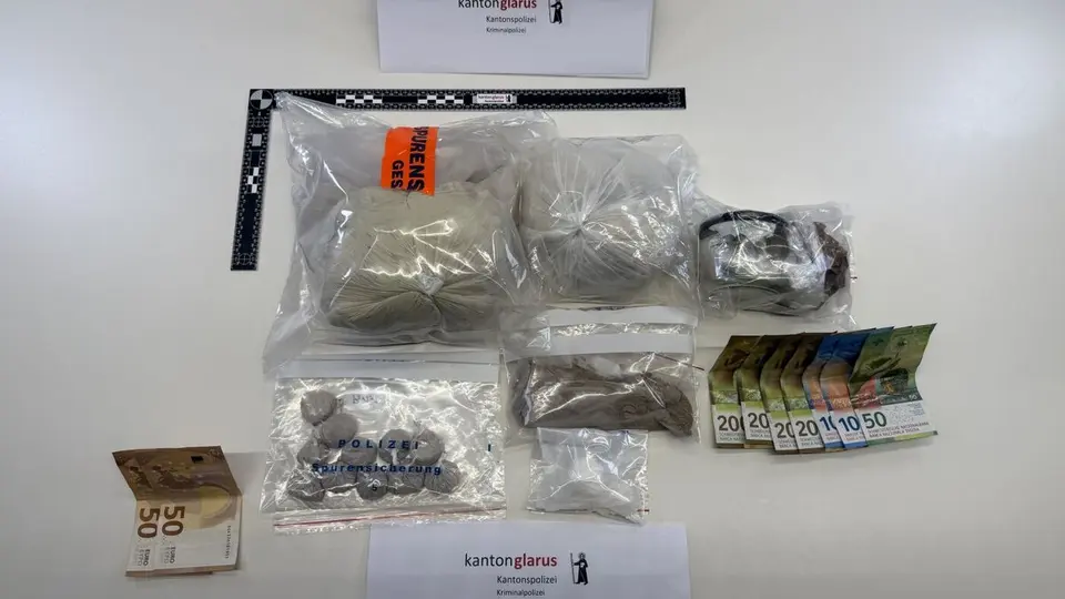 Mutmasslicher Drogenhändler am Bahnhof Glarus festgenommen