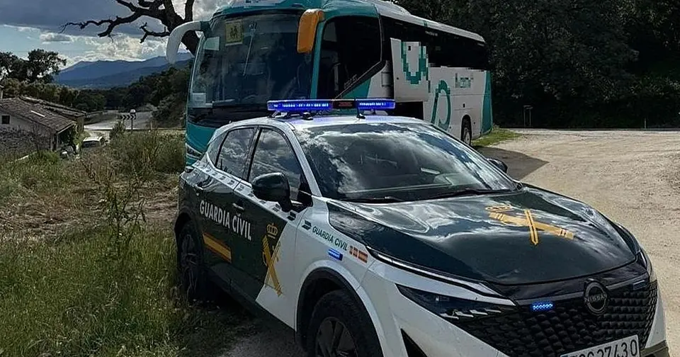 Detenido el conductor de un autobús escolar en Ávila por dar positivo en alcohol y drogas
