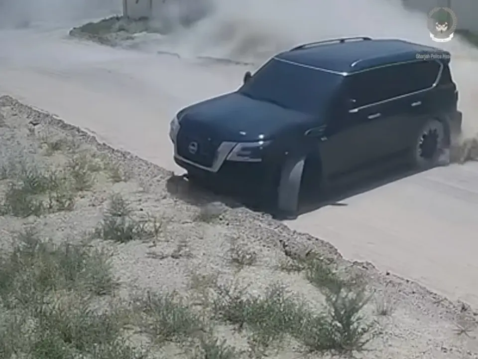 Reckless driver arrested in Sharjah residential area after stunt footage