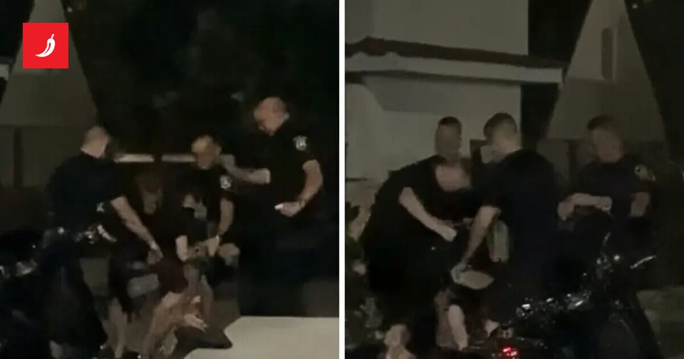 Incident in Split: Juvenile attacked police officer and young man
