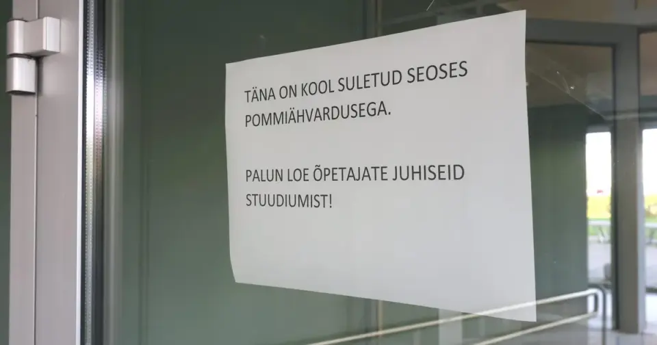 Tallinna haridusasutused said järjekordse massilise pommiähvarduse