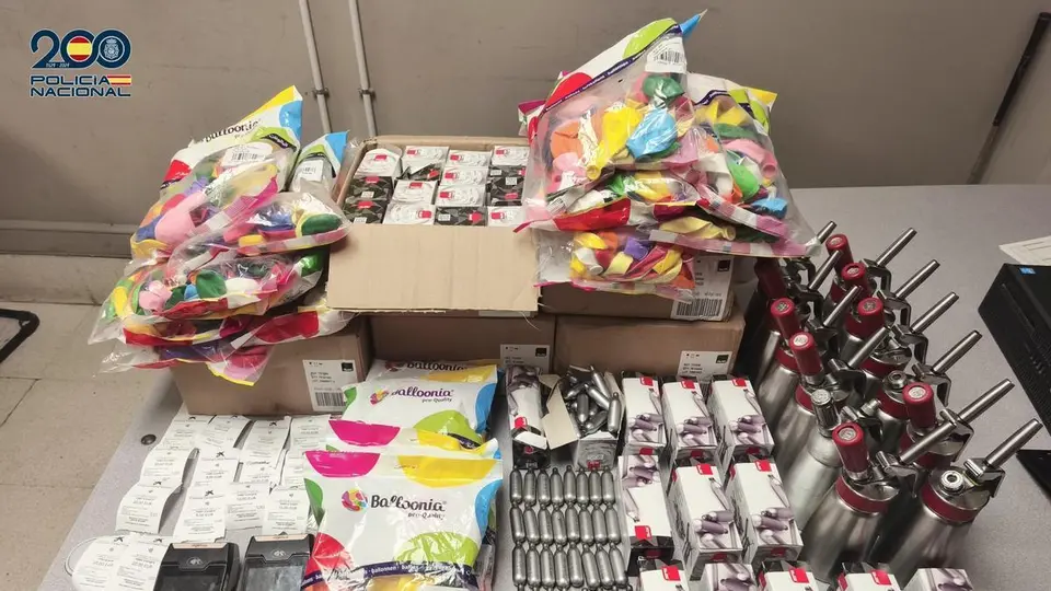 Pub owner in Las Verónicas arrested with drugs and 2,376 nitrous oxide capsules