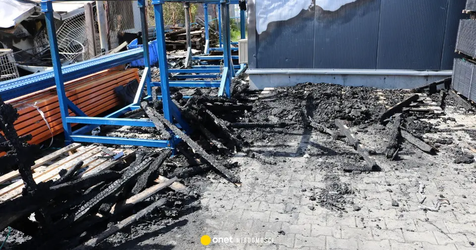 Fire at vegetable market in Koszalin. 38-year-old arrested, losses exceed 3 million zlotys