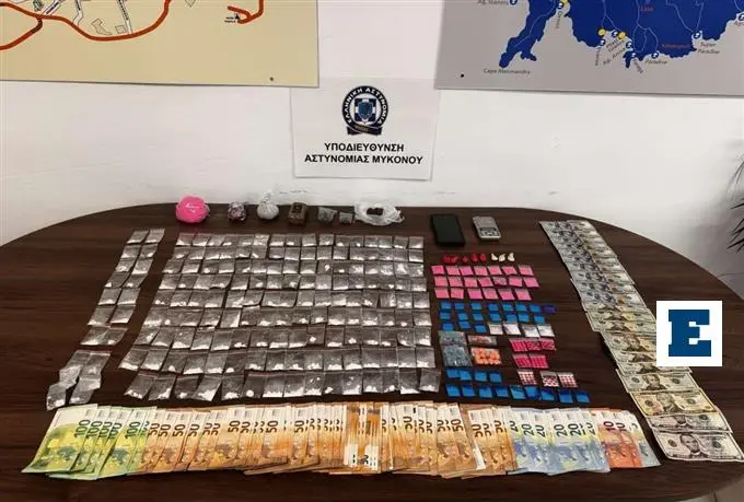 30-year-old arrested in Mykonos for drug trafficking