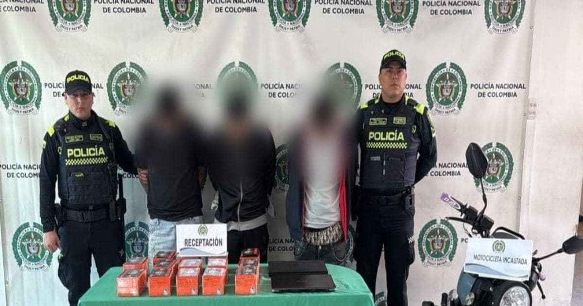 Tres capturados tras robo a una casa en el sur de Bogotá