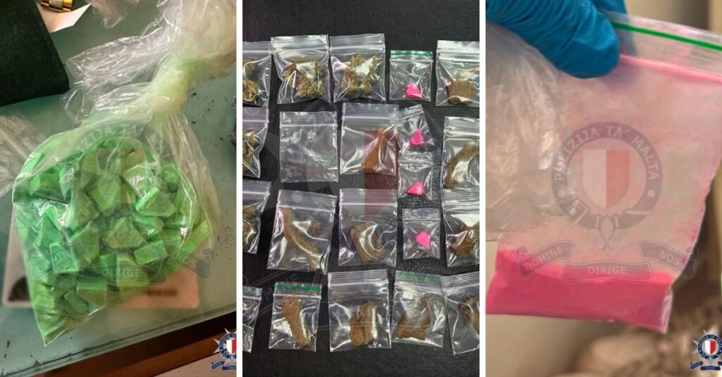 Tlieta Arrestati wara Operazzjonijiet tal-Pulizija fuq it-Traffikar tad-Droga
