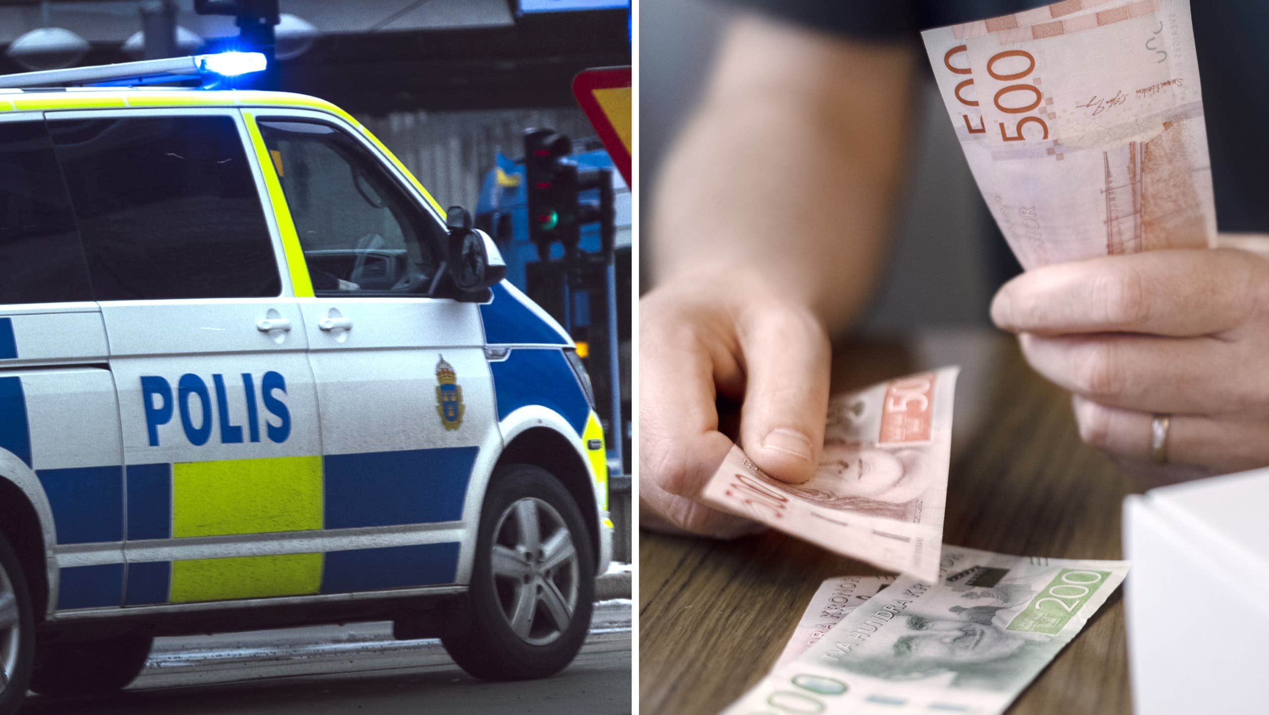 Två män anhållna för penningtvätt efter fynd av sedlar i kalsonger vid Höör