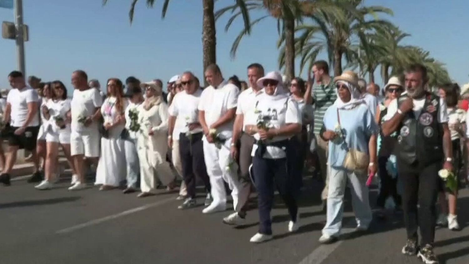Nice : une marche blanche dix ans après l'attentat du 14 juillet 2016