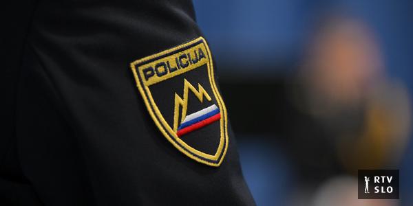 Voznik v Kočevju huje poškodoval policista, nato trčil v zid
