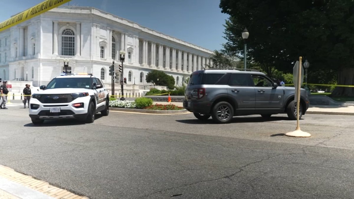 Suspect with Gun Taken into Custody Outside U.S. Capitol