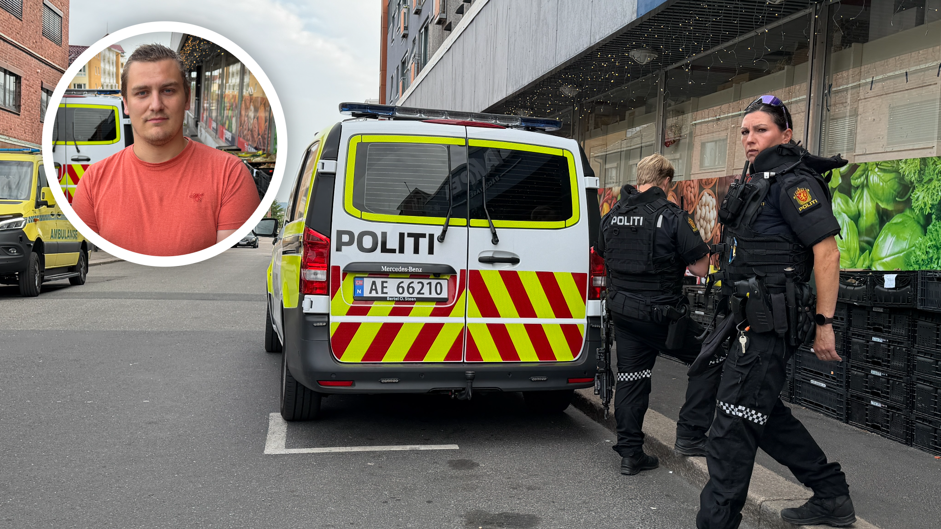 Bevæbnet politi rykkede ud til opgør i Sarpsborg sentrum