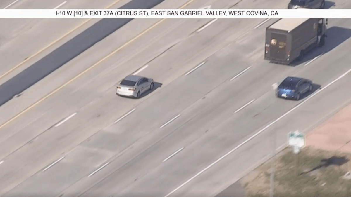 Suspected Car Thief Nabbed After Multi-County Freeway Chase