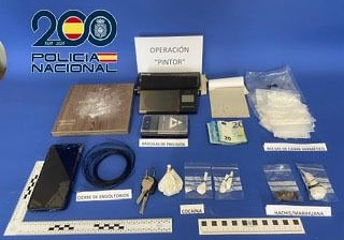 Desmantelado un punto de venta de droga en Ponferrada con un detenido