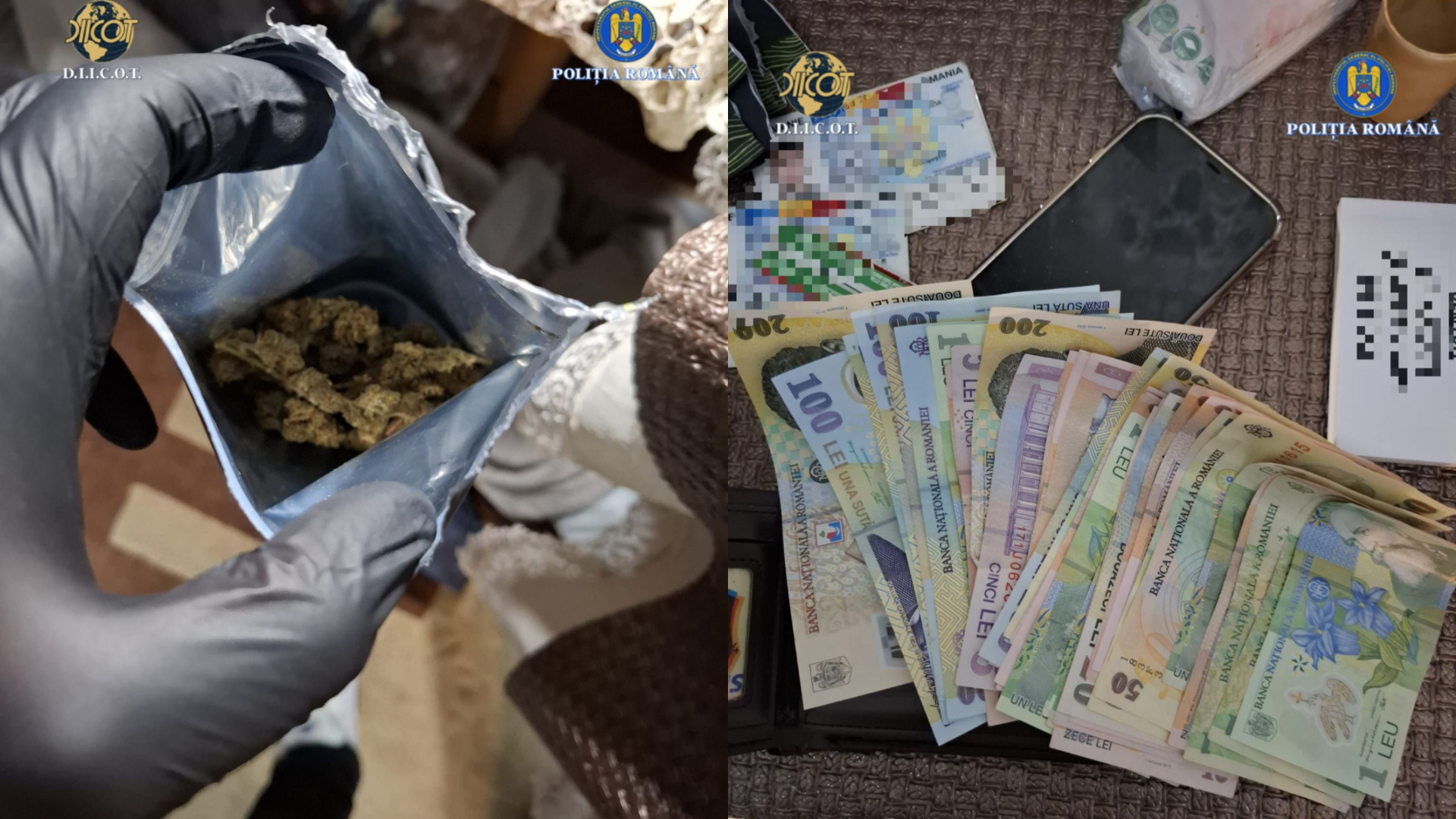 Rețea de trafic de minori și droguri destructurată în Neamț: cinci arestați