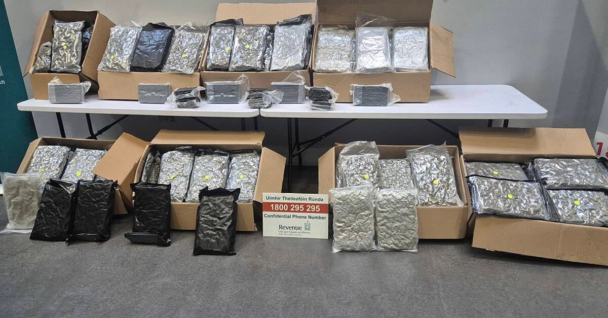 Cannabis and Cocaine Worth €1.95m Seized at Dublin Port, Two Charged