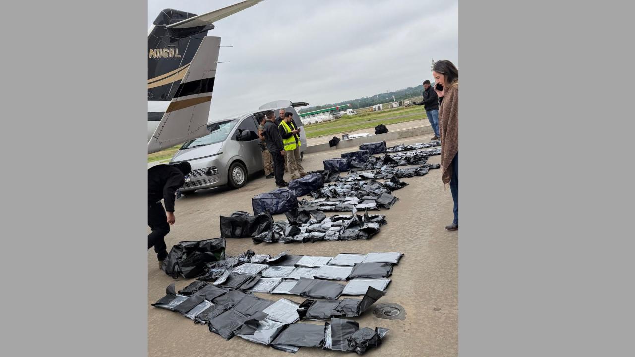 Tres ciudadanos de EE.UU. imputados por ingresar 261 kg de marihuana en jet privado a Paraguay