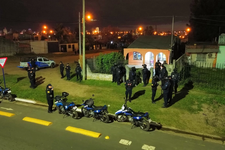 Operativo en Concordia: un detenido y cocaína secuestrada en ocho barrios