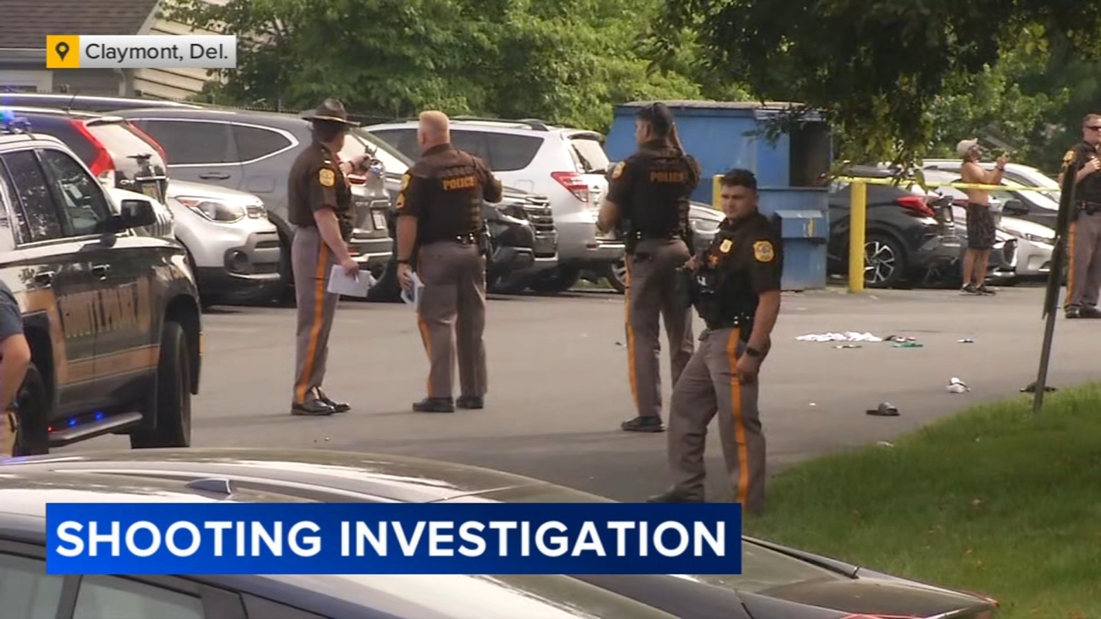 Gunfire reported at Delaware residential complex