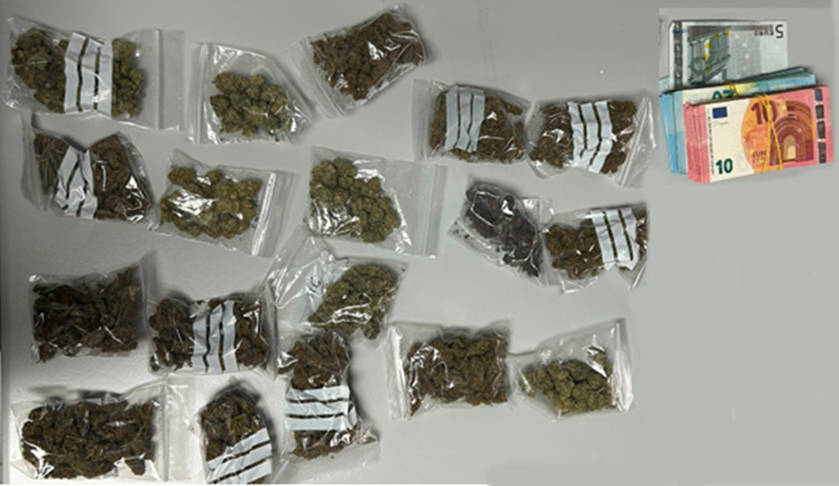 Detenção por tráfico de droga em Queluz