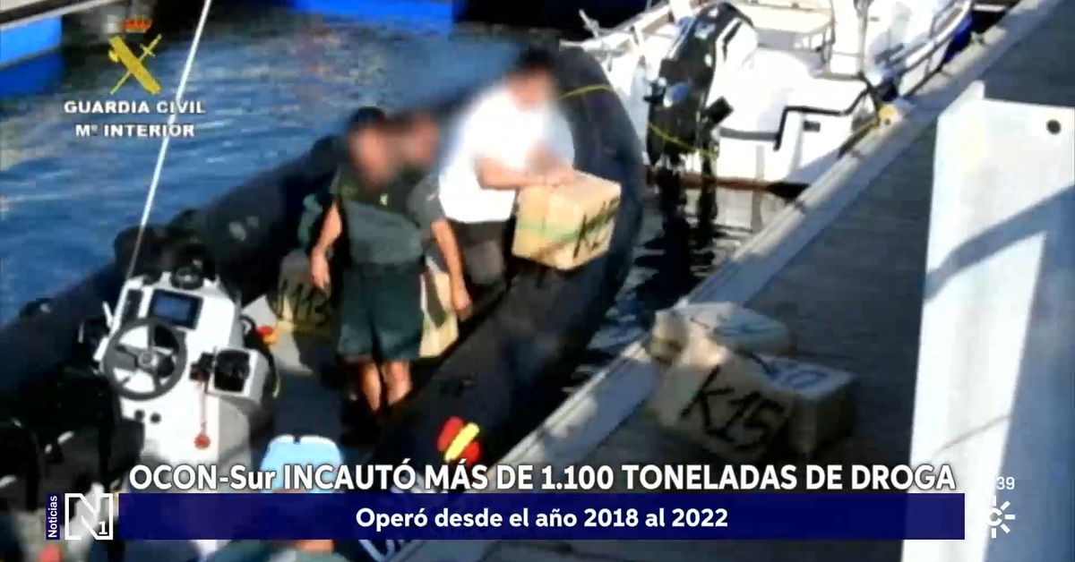 OCON-SUR: la unidad élite de Andalucía incautó 1.100 toneladas de droga en cuatro años