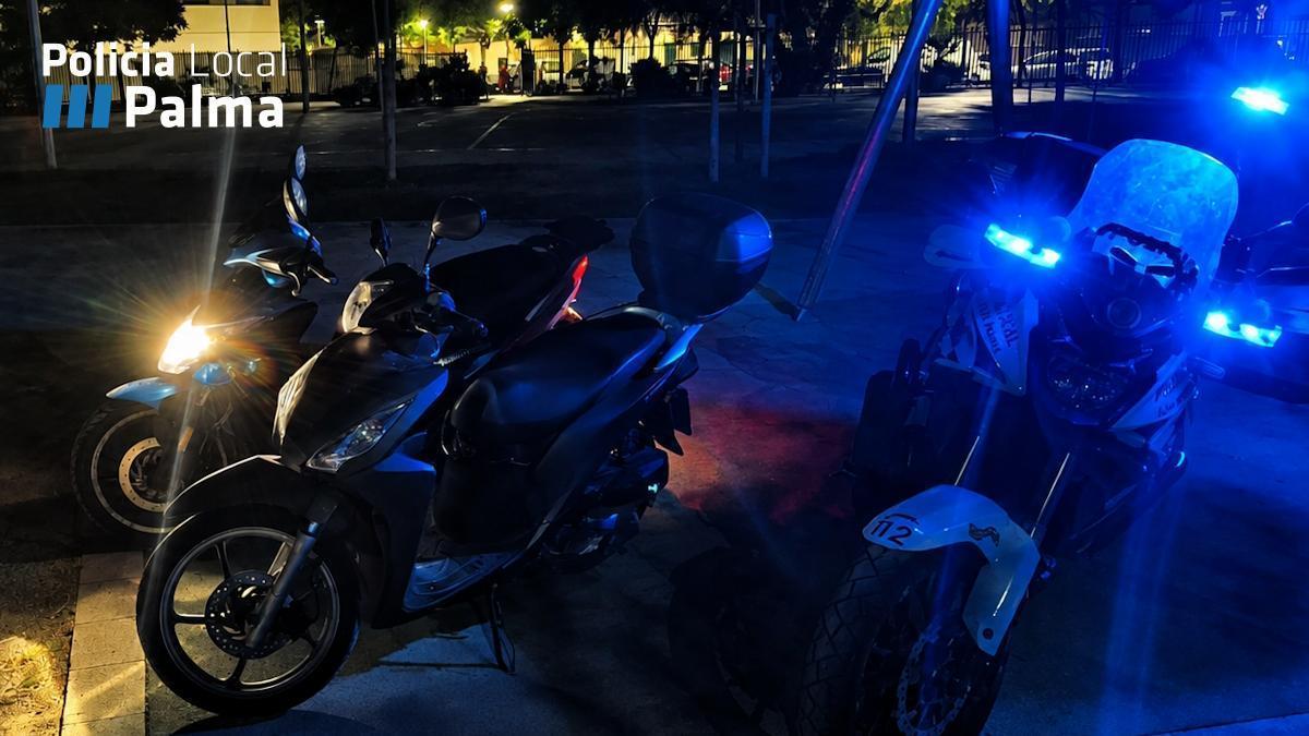 Dos menores detenidos en Son Gotleu tras huir en motos robadas y resistirse a la policía