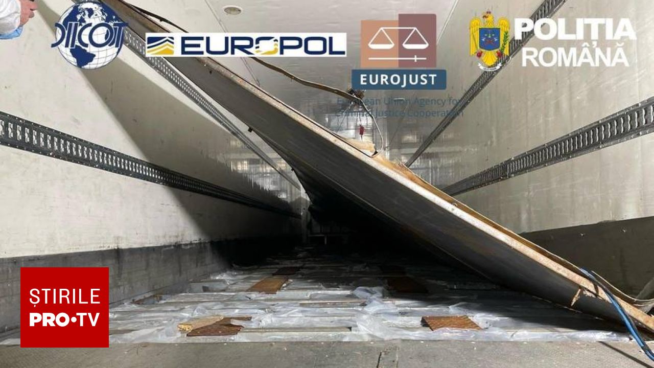 DIICOT: 16 percheziții în dosar de trafic de droguri, 1,7 tone confiscate
