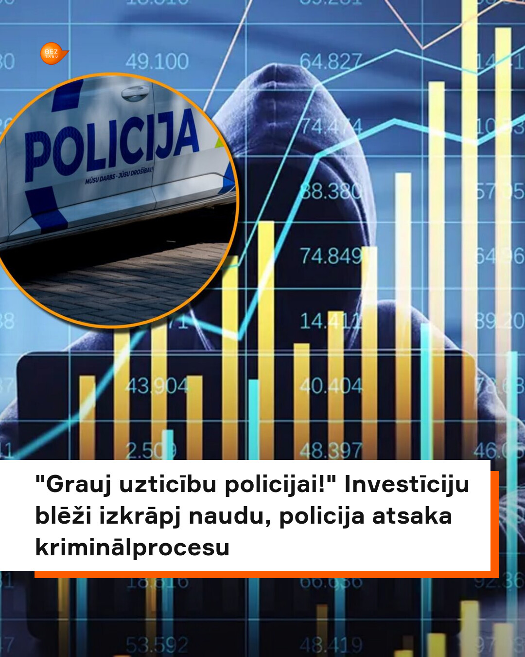 Investīciju krāpšana Ogrē: policija atsaka kriminālprocesu, upuris zaudē ~1000 eiro