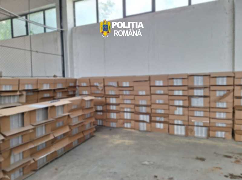 Buzău: 3,3 milioane de țigarete confiscate din două camioane oprite în trafic