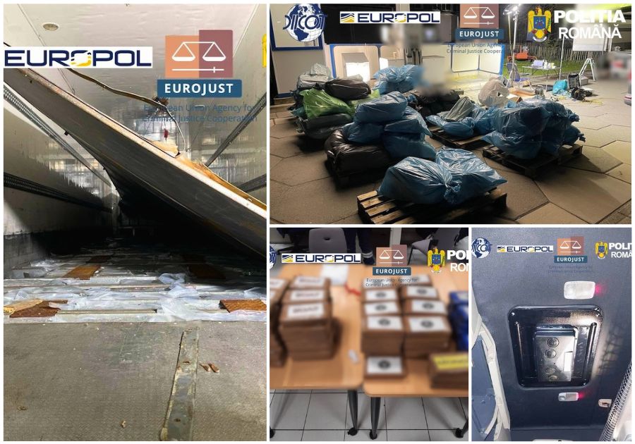 Rețea de trafic cu TIR-uri, destructurată de DIICOT: 1,7 tone droguri pentru mafia albaneză