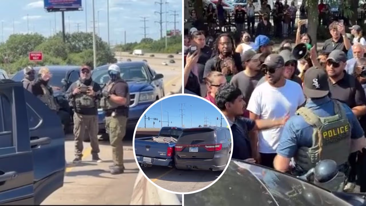 ICE arresta a ciudadano venezolano tras persecución y choque en la I-55 de Chicago