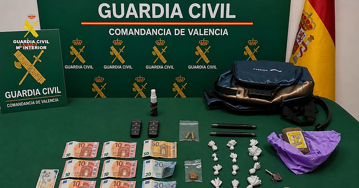 Detenido en Chiva con drogas y dos bolígrafos-pistola durante las fiestas patronales