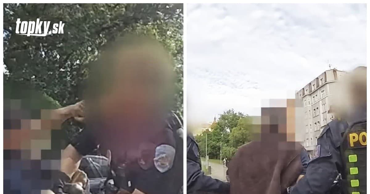 Bezdomovec v Praze napadl strážníka pásem, policisté použili donucovací prostředky