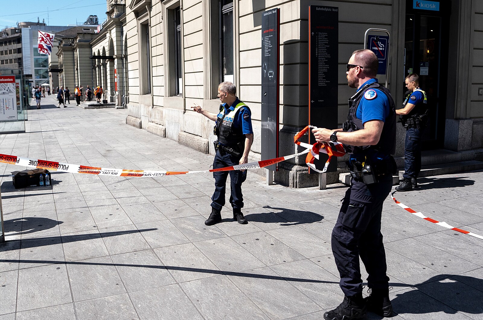 Messerangriff auf Bahnhof Winterthur: Drei Personen verletzt