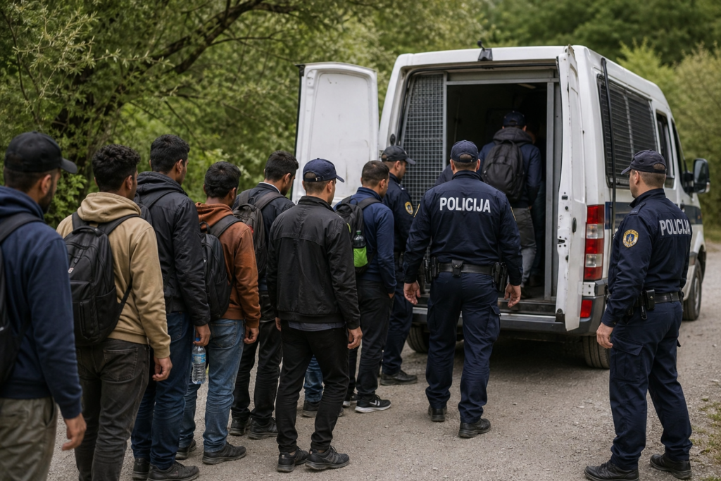 Na jugu Slovenije prijeli 118 ljudi, ki so ilegalno prečkali mejo, in dva prevaževalca