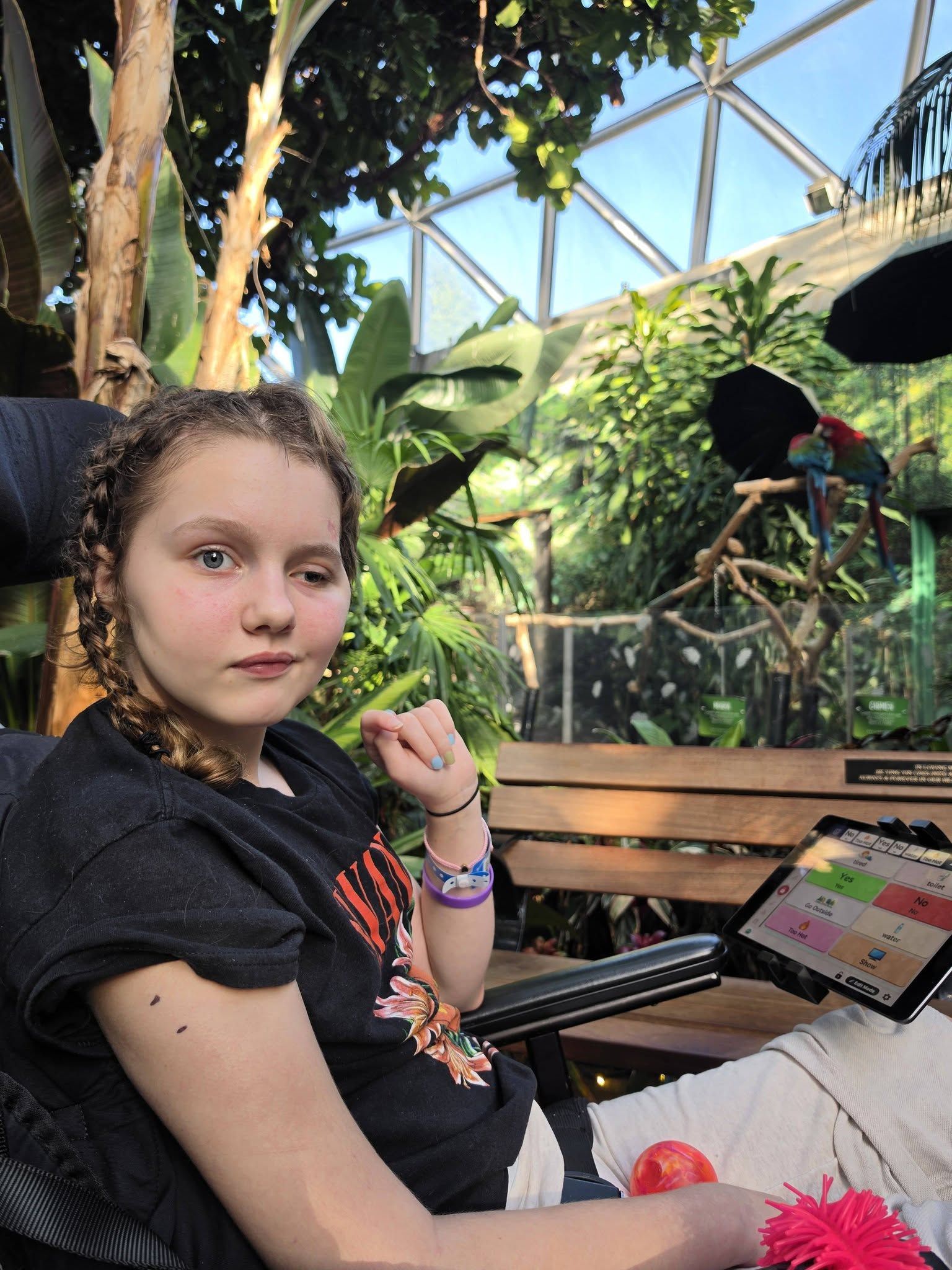 Tumbler Ridge shooting survivor Maya Gebala leaves hospital for Vancouver garden visit