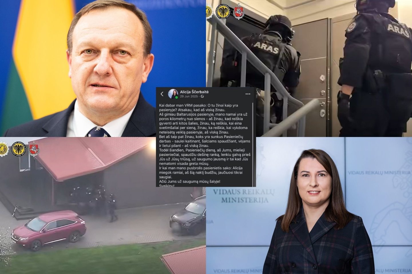 Sulaikyto pasieniečio ryšiai veda į vidaus reikalų ministeriją: giminaitė – viceministrė