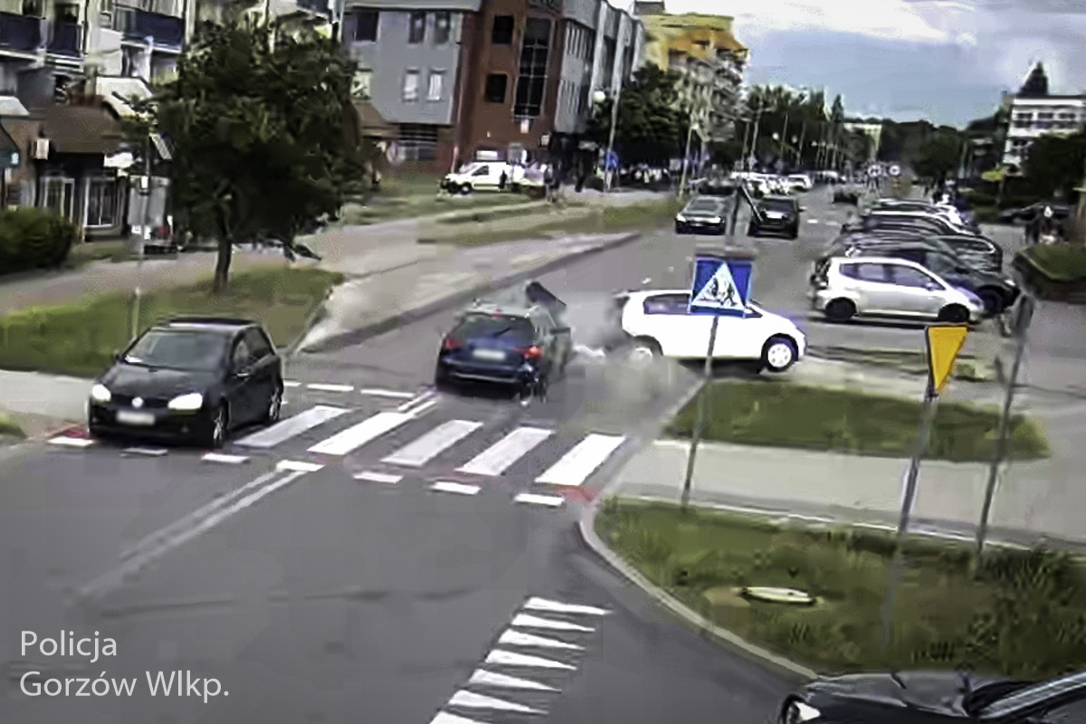 Pijany kierowca bez uprawnień rozbił audi w Gorzowie – znaleziono 200 g mefedronu