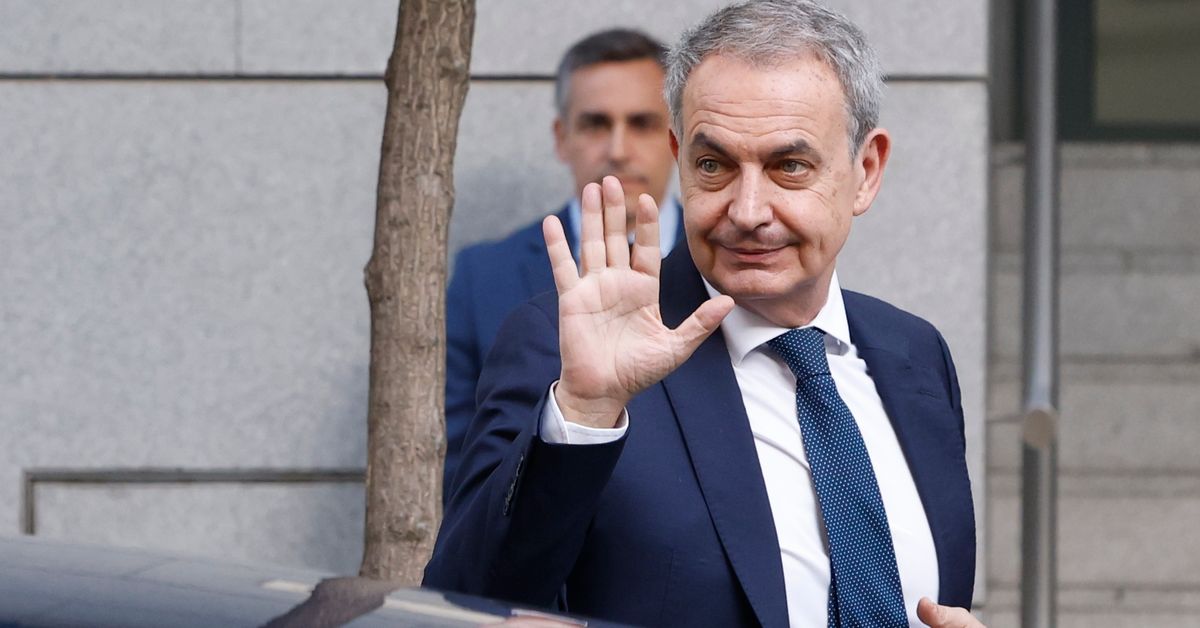 El ex presidente del Gobierno español Zapatero declara ante el juez por un caso de corrupción